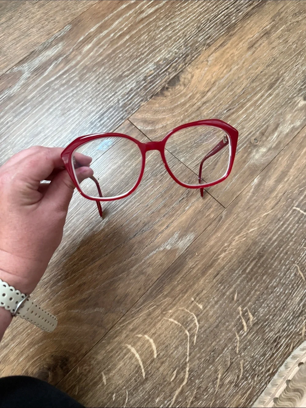 Warby Parker Nancy by Lena Dunham Red glasses